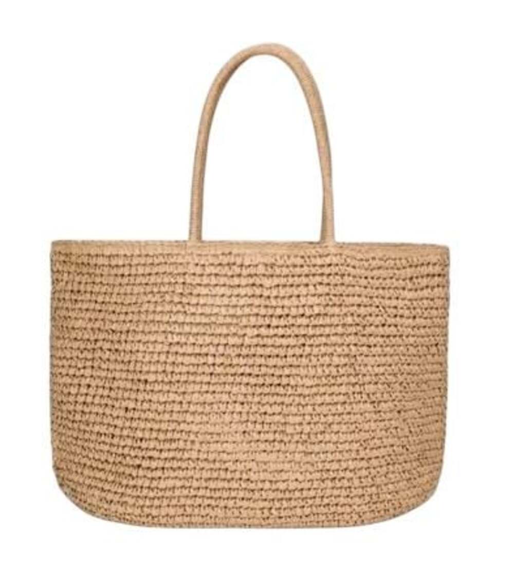 Dynamite Clothing Straw Tote Bag Large | Content Shooting Only